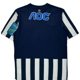 Alianza Lima 2014 Nike Striped Football Shirt - Medium Navy Polyester
