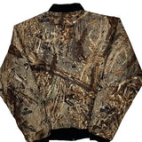 Mossy Oak Camo Bomber Jacket - Small Brown Polyester