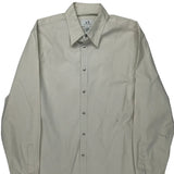 Armani Exchange Shirt - Large Beige Cotton