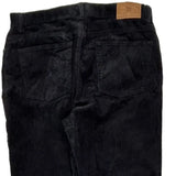 Ralph Lauren Cord Trousers - 32W UK 12 Black Cotton