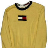 Tommy Hilfiger Jumper - Small Yellow Cotton