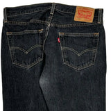 501 Levis Jeans - 34W 30L Dark Wash Denim