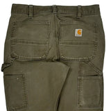 Carhartt Carpenter Trousers - 32W 32L Brown Cotton
