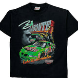 Interstate Batteries Racing Chase Authentics Nascar T-Shirt - Medium Black Cotton