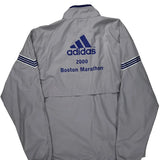 Boston Marathon Adidas Track Jacket - 2XL Grey Polyester