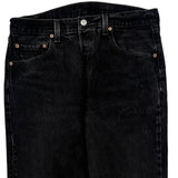 501 Levis Jeans - 32W 30L Black Cotton