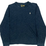 Polo By Ralph Lauren Slim Fit Long Sleeve T-Shirt - XL Blue Cotton