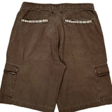 Nike Cargo Shorts - 34W 12L Brown Cotton