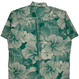 Cooke Street Floral Hawaiian Shirt - XL Green Cotton