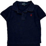 Age 2 Polo By Ralph Lauren Polo Shirt - 2XS Navy Cotton