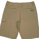 Oakley Cargo Shorts - 32″ Waist Beige Polyester