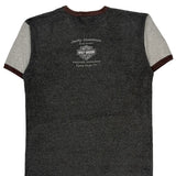 Smoky Mountain Harley Davidson Graphic T-Shirt - Medium Brown Cotton