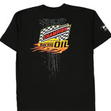 Champion Racing Oil Bayside Graphic T-Shirt - Large Black Cotton
