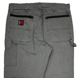 Wrangler Carpenter Pants - 34W 32L Gray Cotton