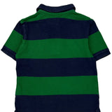 Age 5 Polo By Ralph Lauren Striped Polo Shirt - XS Green Cotton