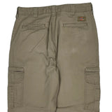Dickies Cargo Trousers - 34W 32L Khaki Cotton