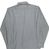 Andrew Classic Fit Polo By Ralph Lauren Checked Shirt - Large Blue Cotton