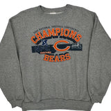 Chicago Bears Nfl Football Sweatshirt - Medium Gray Cotton