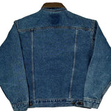 Marlboro Collared Denim Jacket - Small Blue Cotton