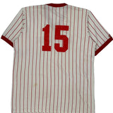 De Pere, Made In USA Majestic Striped T-Shirt - XL Red Cotton Blend