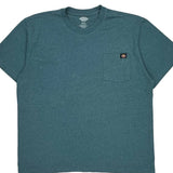 Dickies T-Shirt - XL Blue Cotton Blend