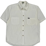 Guess Short Sleeve Shirt - XL White Cotton