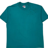 Hanes Single Stitch T-Shirt - XL Green Cotton Blend