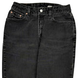 Levis 512 Slim Fit Jeans - 29W UK 10 Black Cotton