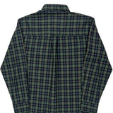 Chaps Ralph Lauren Checked Shirt - Small Blue Cotton