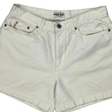 Guess Denim Shorts - 30W US 6 White Cotton