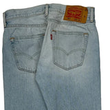 Levis 501 Jeans - 32W 30L Light Wash Cotton