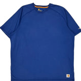 Carhartt T-Shirt - 2XL Blue Cotton