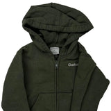 Age 2 Carhartt Hoodie - 2XS Green Cotton Blend