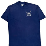 Ert Hanes Graphic T-Shirt - XL Blue Cotton
