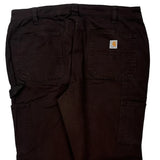 Carhartt Carpenter Trousers - 37W UK 18 Brown Cotton