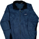 Polartech Patagonia Fleece Jacket - Medium Blue Polyester