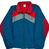 Puma Windbreaker - Large Gray Nylon