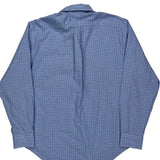 Ralph Lauren Checked Shirt - Large Blue Cotton