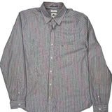 Lacoste Striped Shirt - Large Multicoloured Cotton