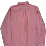 Ralph Lauren Striped Shirt - Large Red Cotton