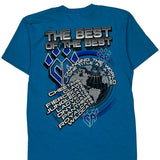 Cheer Athletics Worlds 2015 American Apparel Single Stitch T-Shirt - Medium Blue Cotton