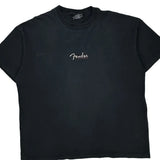 Single Stitch Telecaster Fender Graphic T-Shirt - 2XL Black Cotton