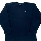 Reebok Long Sleeve T-Shirt - 2XL Navy Cotton