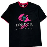200Th Anniversary Fruit Of The Loom Single Stitch T-Shirt - Large Pink Cotton