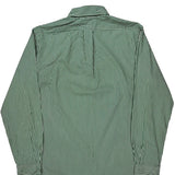 Ralph Lauren Striped Shirt - Large Green Cotton