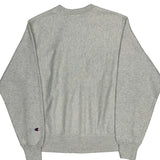 Michigan Tech Champion College Sweatshirt - Small Grey Cotton
