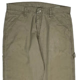 Wrangler Carpenter Trousers - 32W 30L Khaki Cotton
