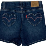 Age 6-7 Levis Denim Shorts - Mediumw 3L Blue Cotton Blend