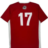 Bedford Bulldogs Adidas Football Shirt - Medium Red Polyester