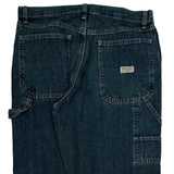Wrangler Carpenter Pants - 32W 34L Dark Wash Cotton